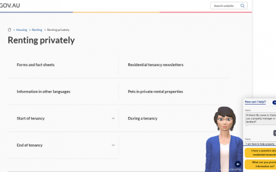 Consumer and Business Services adds Claire to their website