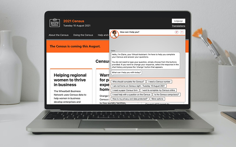 How we built this: A chatbot to help Australians complete the 2021 Census